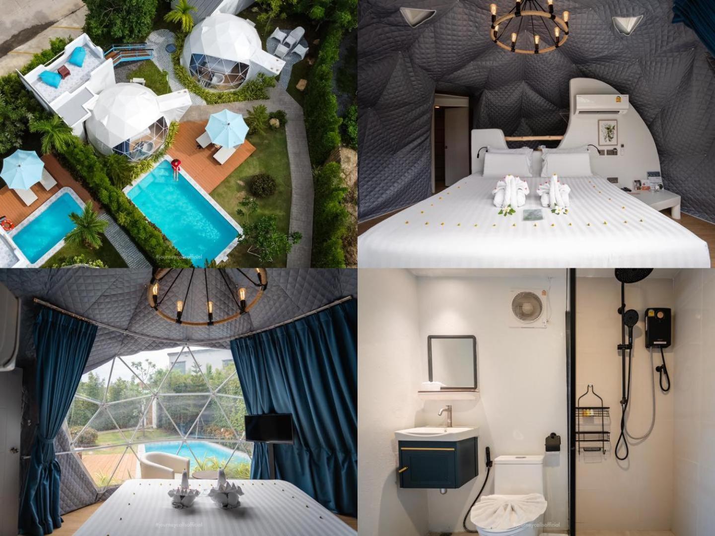 Le Resort And Villas Rawai Buitenkant foto The interior of a bubble hotel